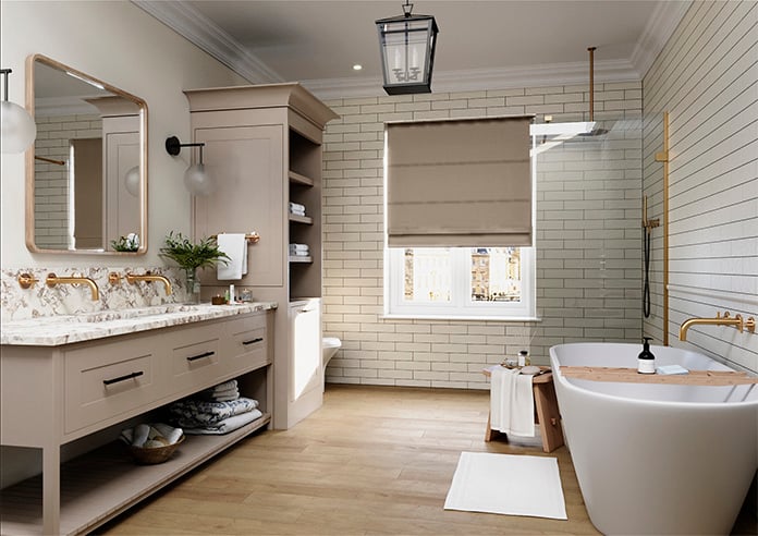 Cortona, Biscuit - Twist&Fit Roman Blind - Image 7